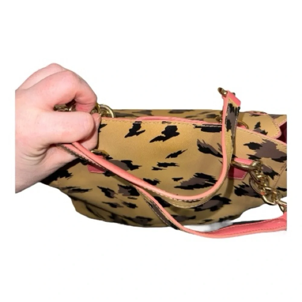 Juicy Couture Animal Print Tote with Pink and Gold Details *CALLOUTS*